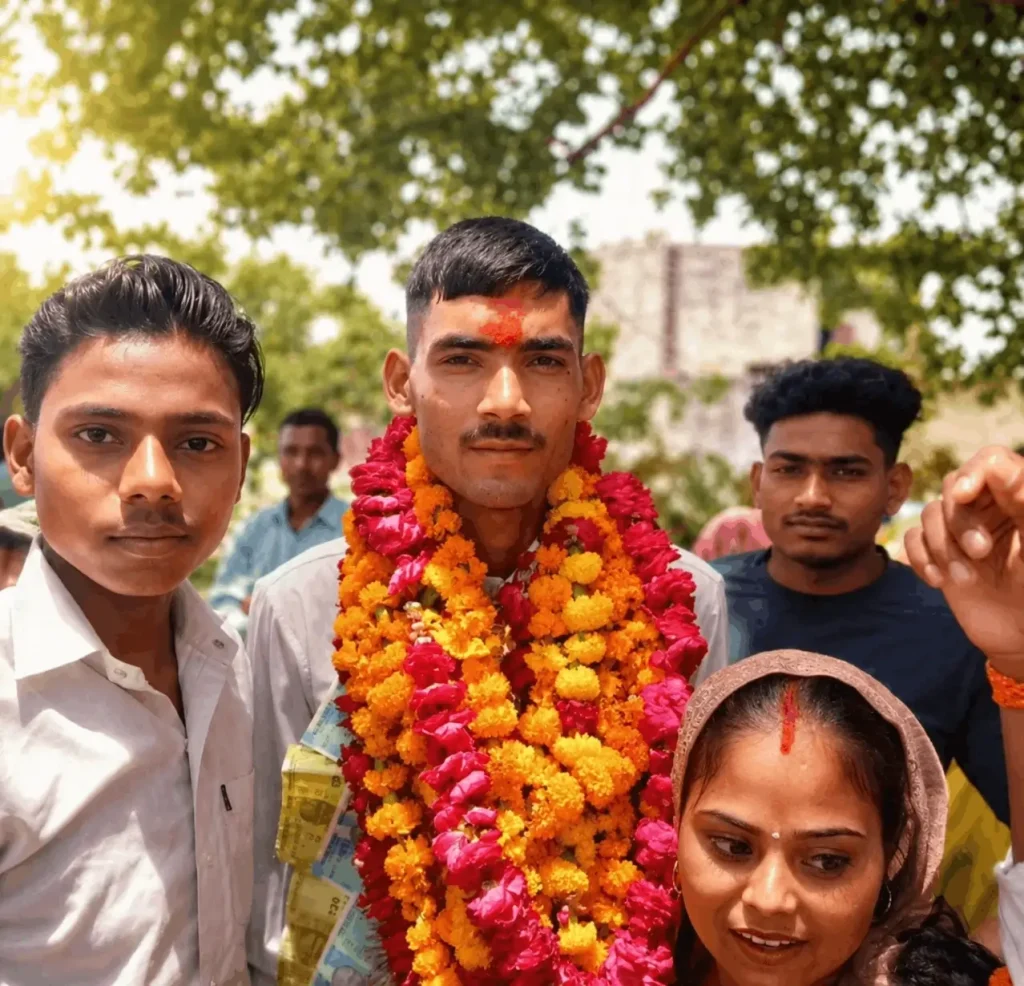 Success Story: फिरोजाबाद के रूपसपुर के ठार नया बांस के सोनू वर्मा पहले ही प्रयास में बने अग्निवीर
